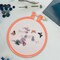Embroidery Hoop, 4 Inch Cross Stitch Hoop Plastic Circle Embroidery Rings (Random Color)